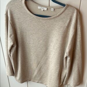 Vince Light Tan Long Sleeve Sweater